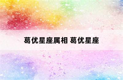 葛优星座属相 葛优星座